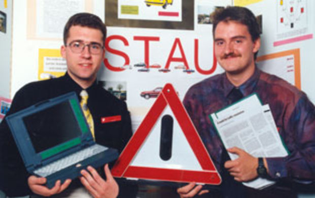 Simulation des Autobahnverkehrs
