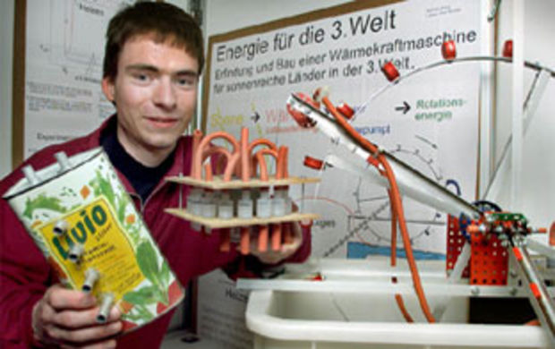 Erfindung einer Wärmekraftmaschine für die Dritte Welt