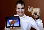 Rekonstruktion von 3-D-Modellen aus Bildern mit Tiefendaten