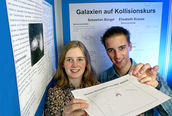 Galaxien auf Kollisionskurs – Eine Computersimulation